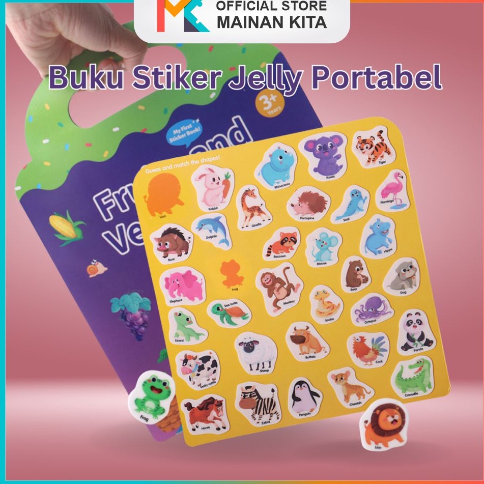 Jual ` kL [MK910] Buku Stiker Anak / Reusable Sticker Activity Book ...