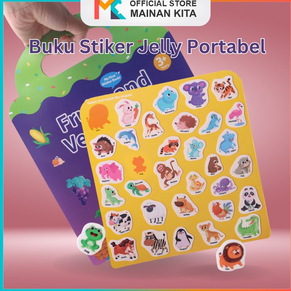 Jual ` KL [MK910] Buku Stiker Anak / Reusable Sticker Activity Book ...