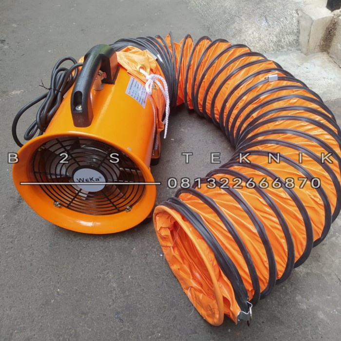 Jual kipas blower portable WEKA axial fan 10 inch x 10 meter | Shopee ...