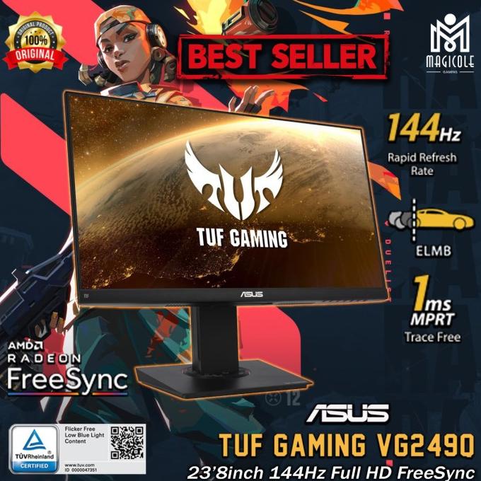 Jual Asus TUF Gaming VG249Q 23,8" 144Hz IPS Gaming Monitor Shopee