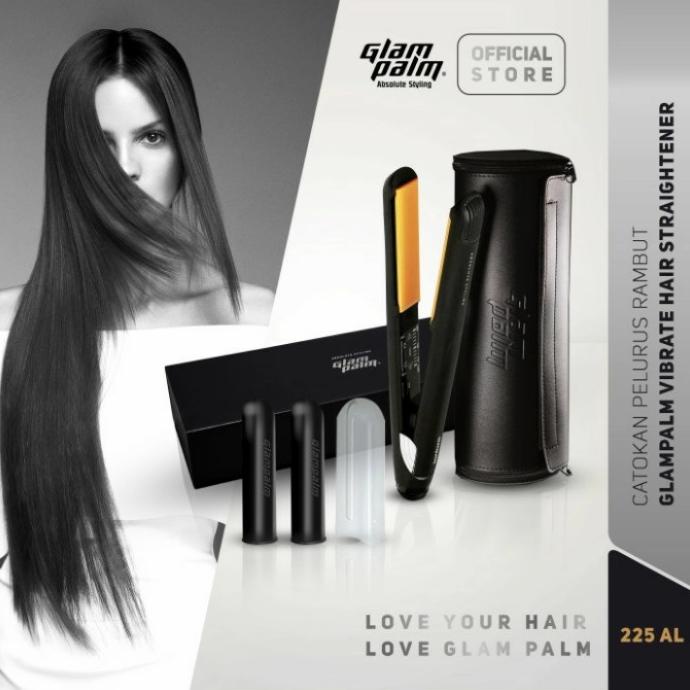 Glampalm vibrate 2025 hair straightener