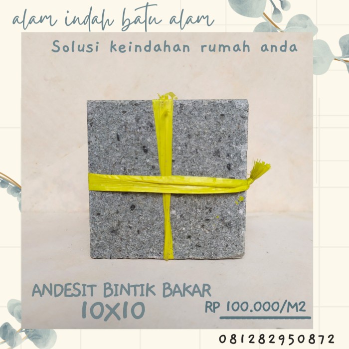 Jual Batu Alam Andesit Bintik Bakar X Cipanca Shopee Indonesia