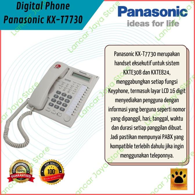 Jual Telephone Key Panasonic KX-T7730 (White) | Shopee Indonesia