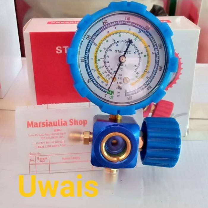 Jual PAKET FREON AC R32 DAIKIN DSP 3 KG TABUNG KECIL MANIFOLD SIGHT