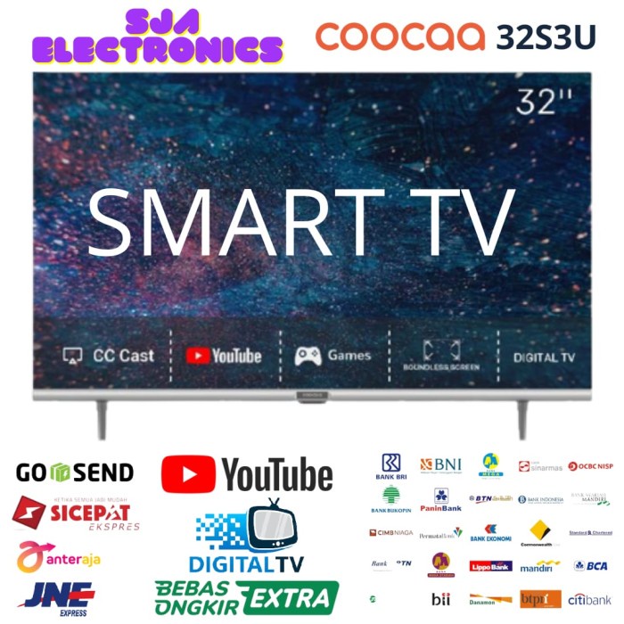 Jual Coocaa Led Tv 32s3u 32 Inch Smart Digital Youtube Garansi Resmi