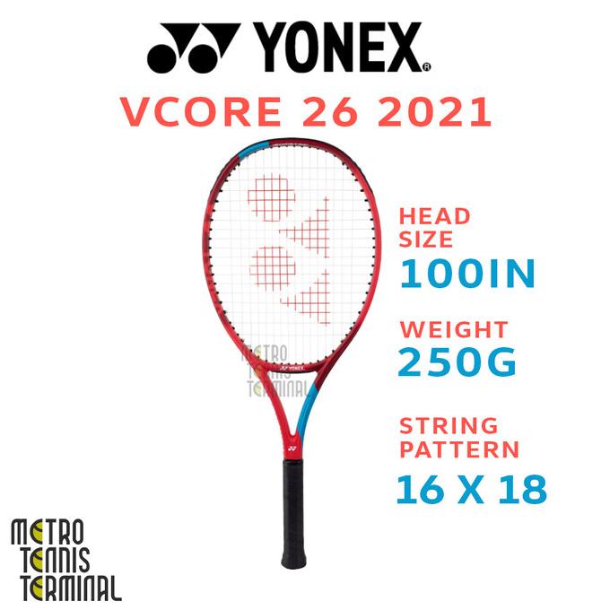 Jual Yonex Vcore 26 Tango Red 2021 Tennis Junior ( Raket Tenis Anak ...