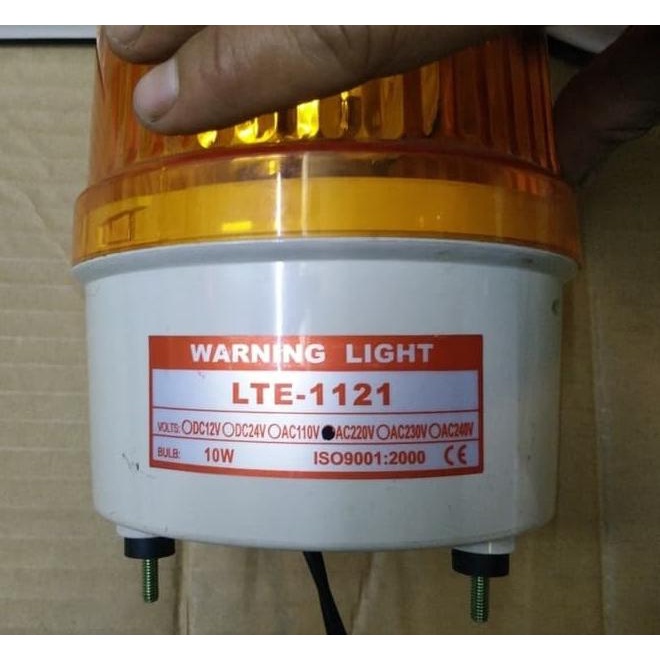 Jual Lampu Rotari - Warning Light Rotary Lamp Lte-1121 Ac-220V | Shopee ...