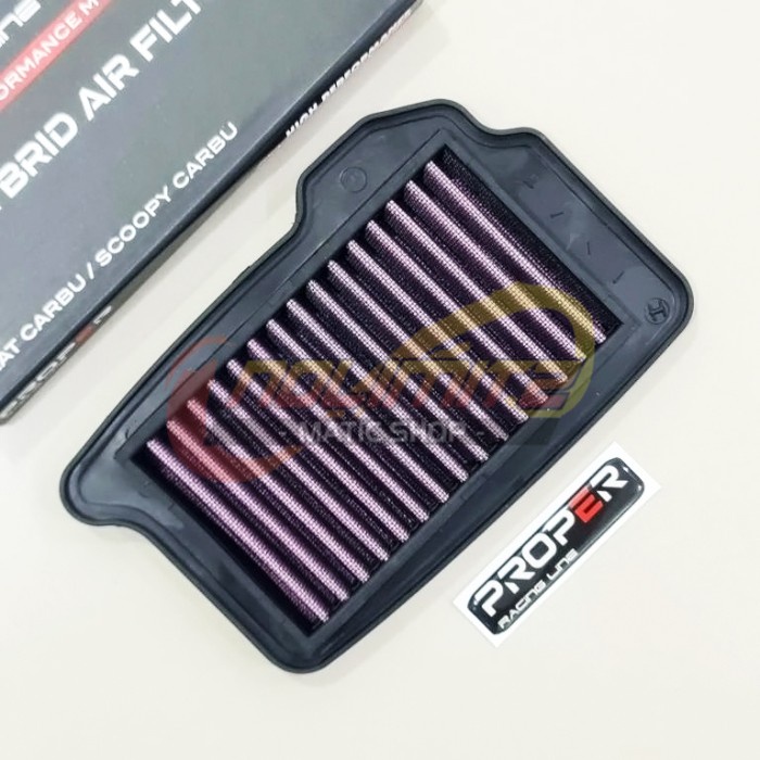 Jual Hybrid Air Filter Udara Proper Racing Line Honda Beat Scoopy Karbu