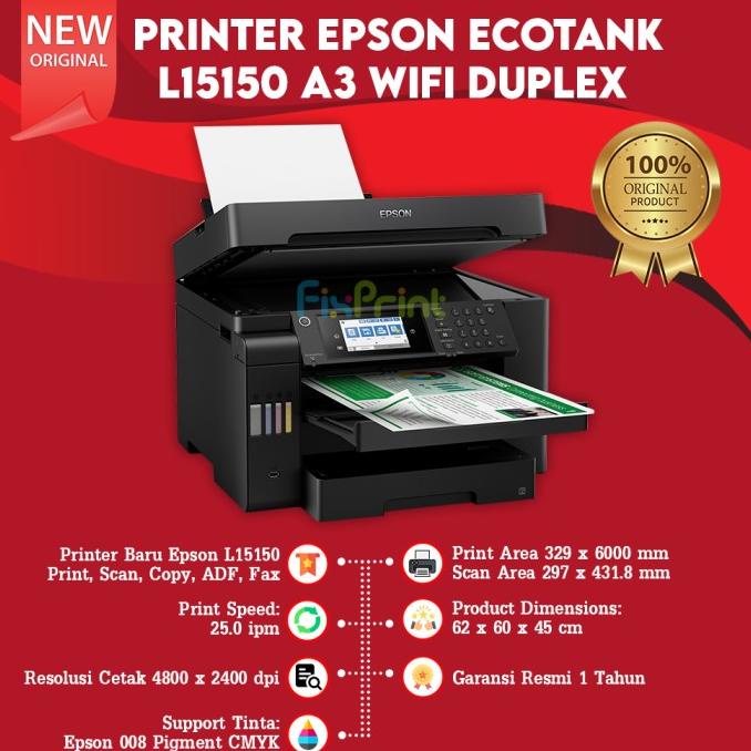 Jual Buruan Serbu Printer Epson L A Multifungsi Wifi Duplex Adf Original Resmi Shopee