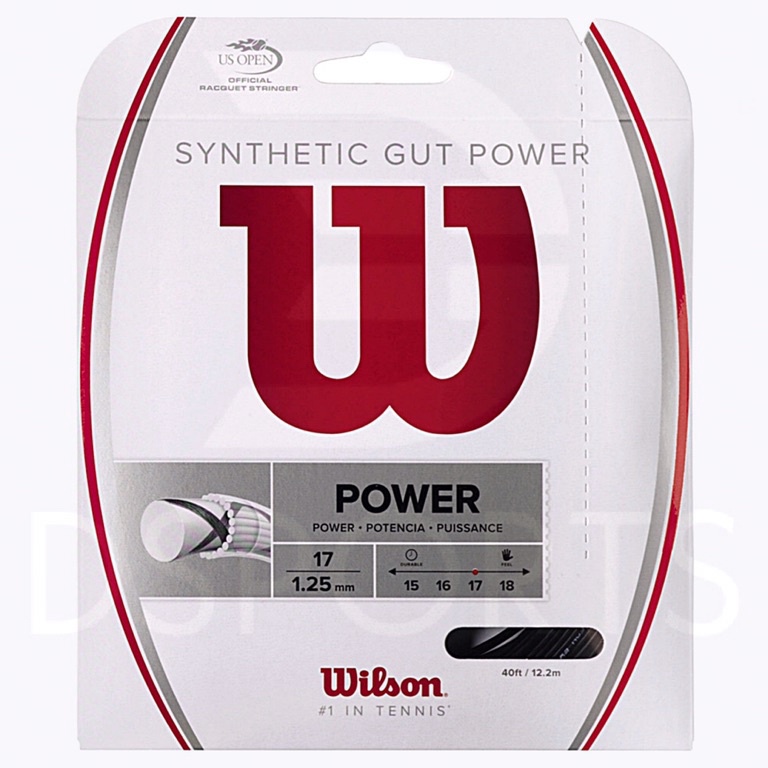 Jual [ART. H72S] Wilson Synthetic Gut Power 17 Durability + Power