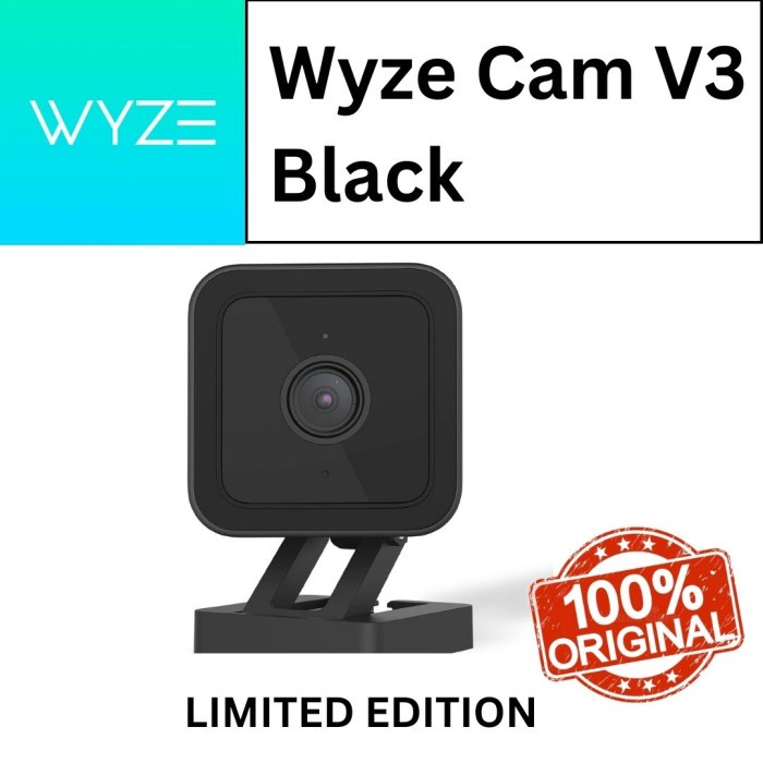 Jual WYZE Cam v3 1080p HD Indoor/Outdoor Limited Edition Black