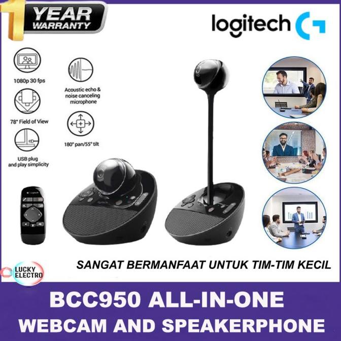 Jual Logitech Bcc950 Conference Cam Webcam Camera / Webcamera / Kamera ...