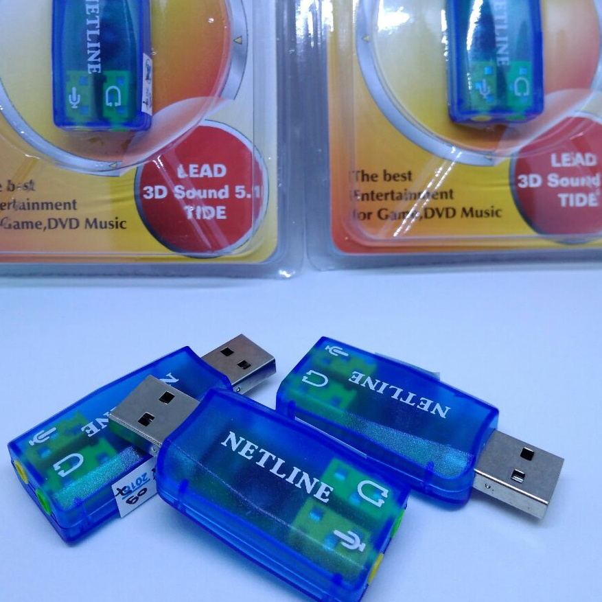 Jual PRODUCT TERKECE USB Sound Card 5.1 External Soundcard Lead 3D