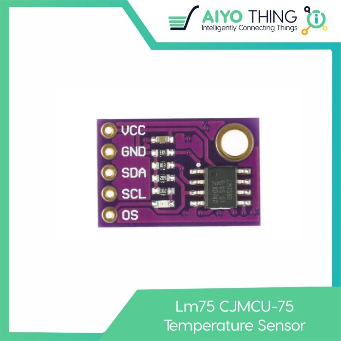 Jual LM75 CJMCU-75 Temperature Sensor Suhu High Speed I2C Interface ...