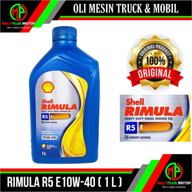Jual Oli mesin DIESEL Shell RIMULA R5 E R5E 10W-40 (1L) ORIGINAL 100% ...