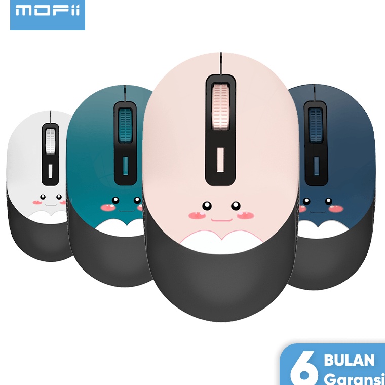 Jual TREN TERBARU MOFii Mouse Wireless 2.4G Silent Click Desain M107 ...
