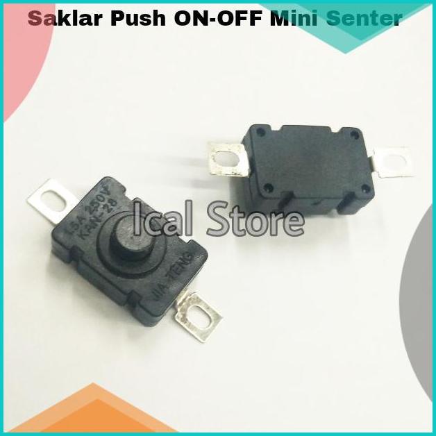 Jual Saklar Push ON-OFF Mini Senter - Switch Tombol 2 kaki 20JVLZ3 ...