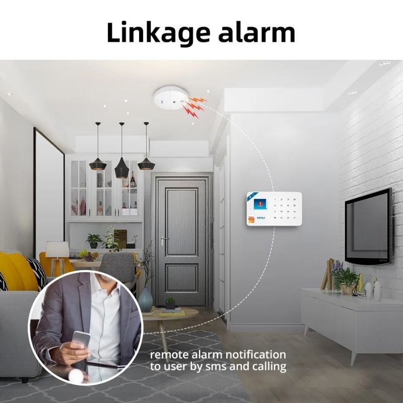 Jual Kerui Wireless Smoke Detector Konek ke Kerui Alarm Sistem bisa ...