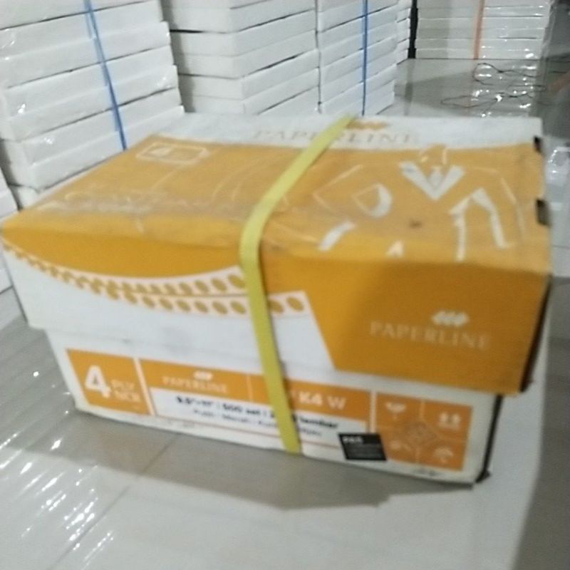 Jual kertas komputer continuous form k4 w / warna full / prs bagi 2 ...