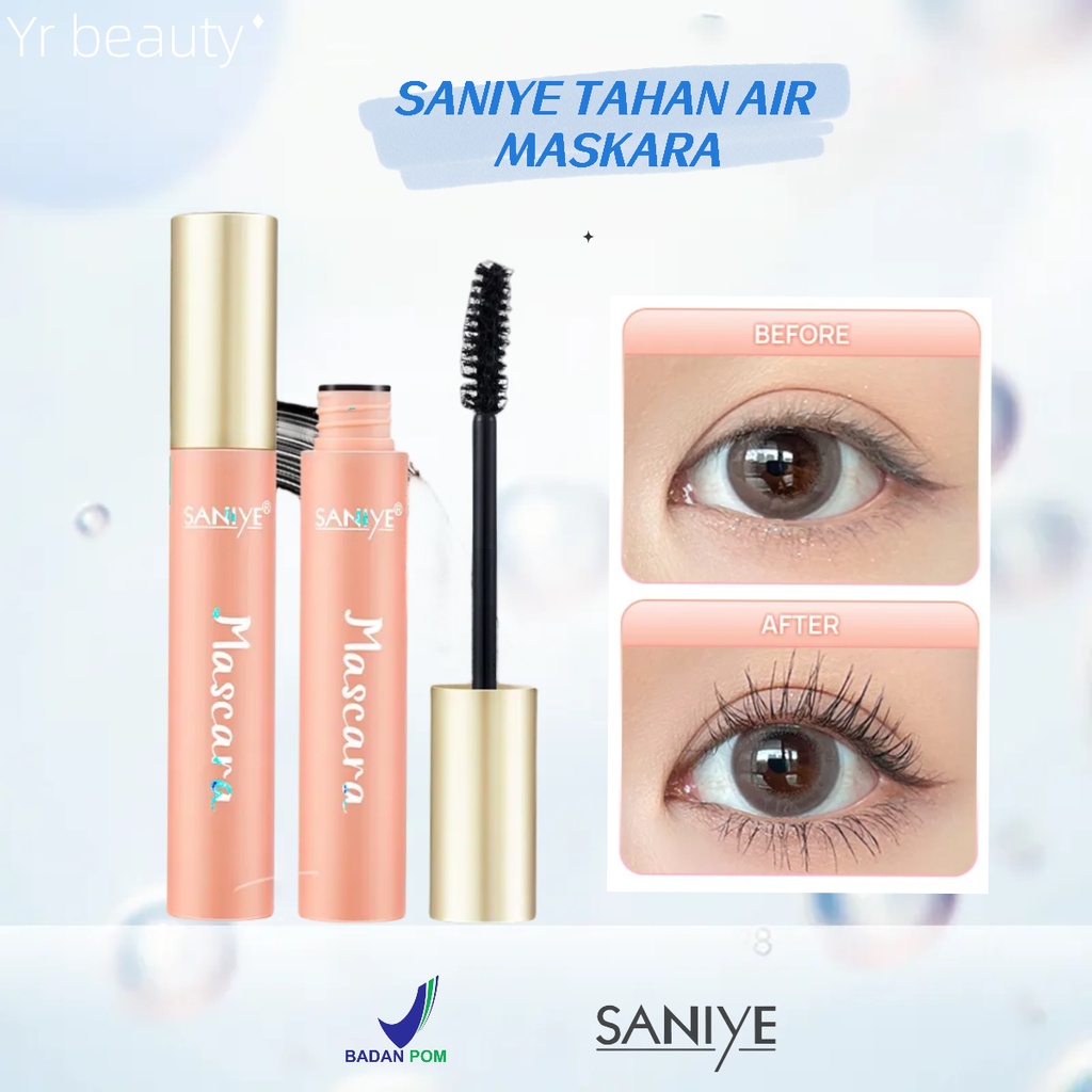 Jual SANIYE Maskara Eye Makeup Plant Fiber Mascara Long-lasting ...