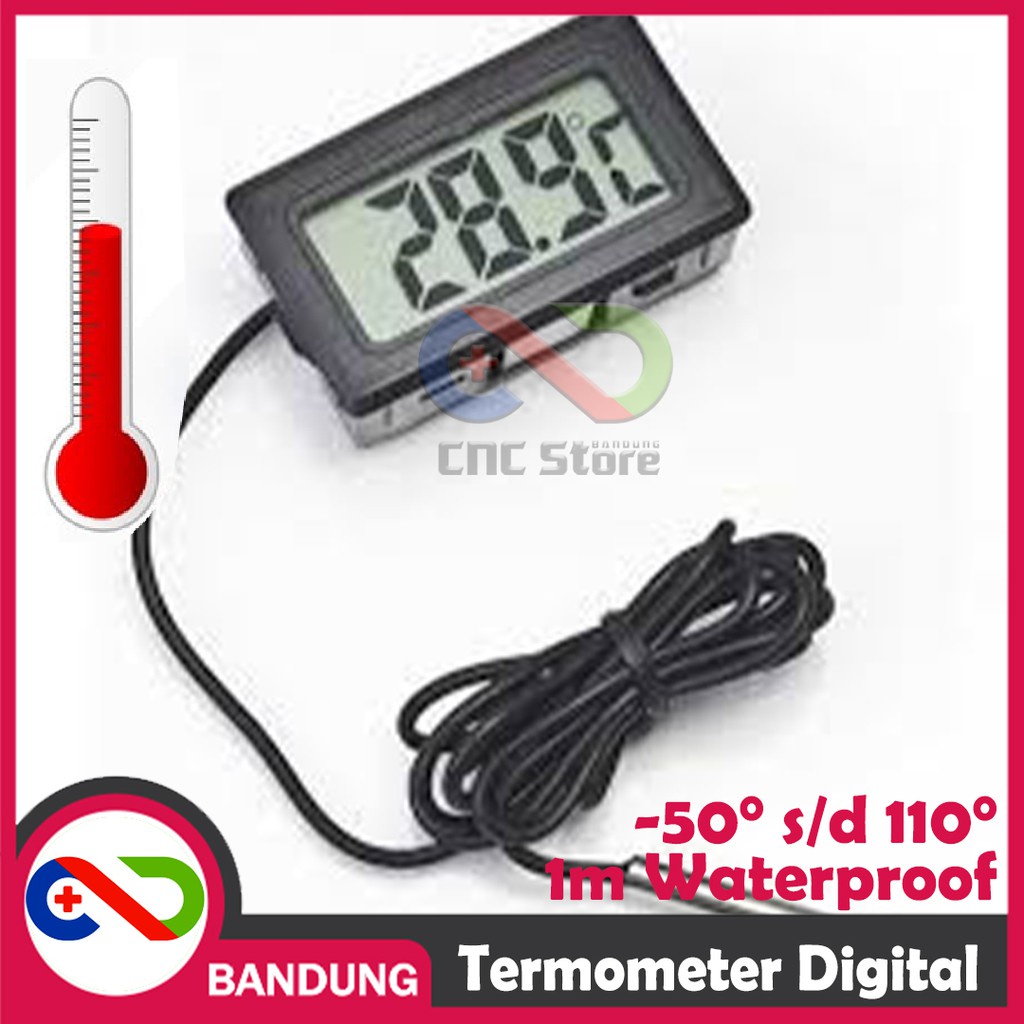 Jual TERMOMETER DIGITAL THERMOMETER -50 - 110C CELCIUS PROBE 1M ...