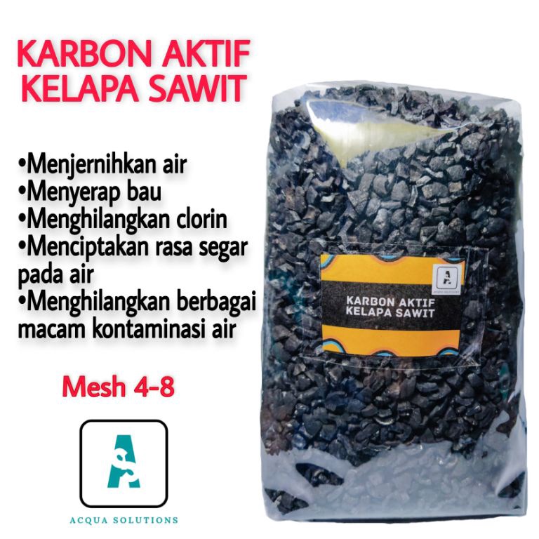 Jual Tpbz9855 Karbon Aktif Kelapa Sawit 1kg Carbon Active Media Filter