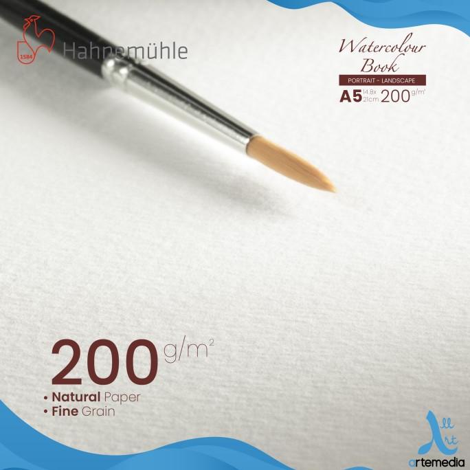 Jual Kertas Cat Air Hahnemuhle A5 Watercolor Paper Sketchbook Shopee