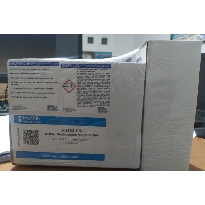 Jual Hi3822100 Sulfite Test Kit Replacement Reagents (110 Tests