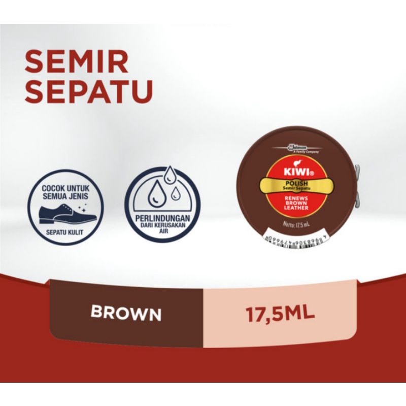 Jual Kiwi Semir Sepatu Paste Sp Brown Ml Original Shopee Indonesia