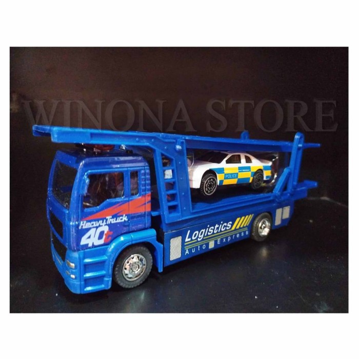 Jual Die Cast Truck Transforter Truk Angkut Mobil Towing Shopee