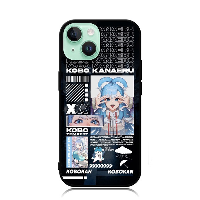 Jual Casing Case iPhone 15 Plus Pro Max Hololive Kobo Kanaeru