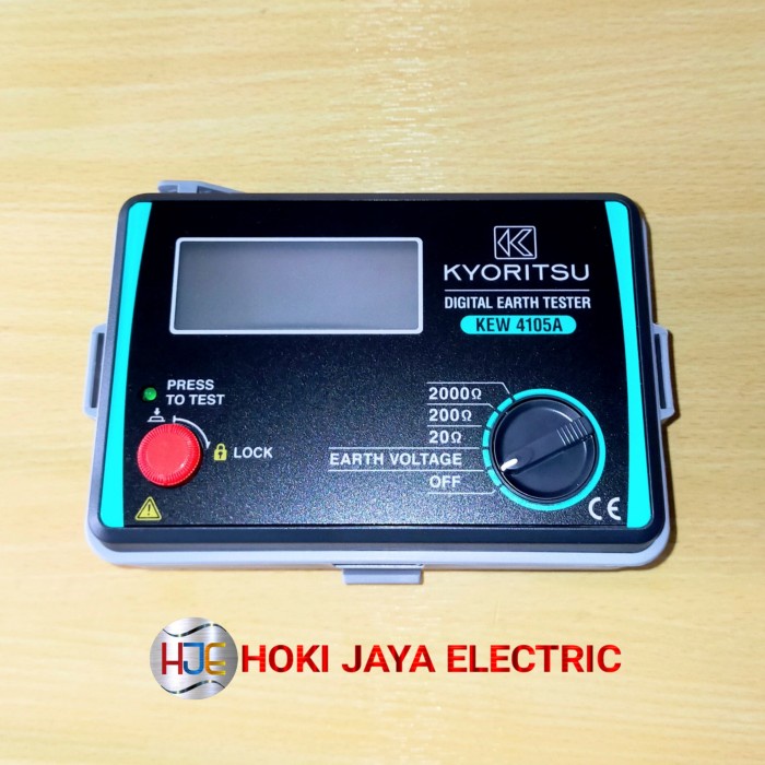 Jual KYORITSU 4105A DIGITAL EARTH TESTER GROUNDING TESTER Shopee