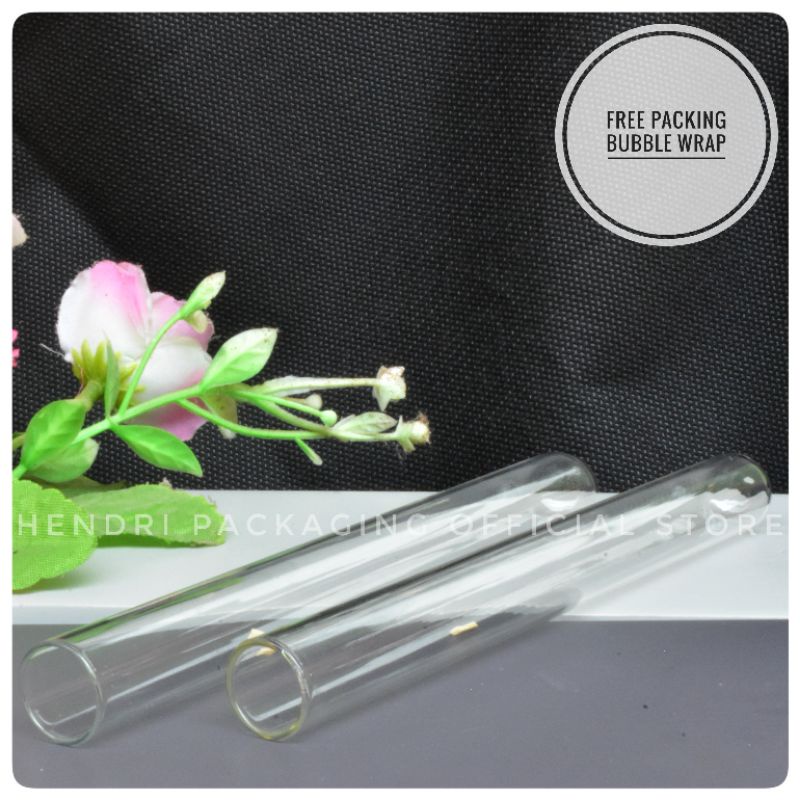 Jual Tabung Reaksi Kaca Test Tube 25ml 16x150 Shopee Indonesia