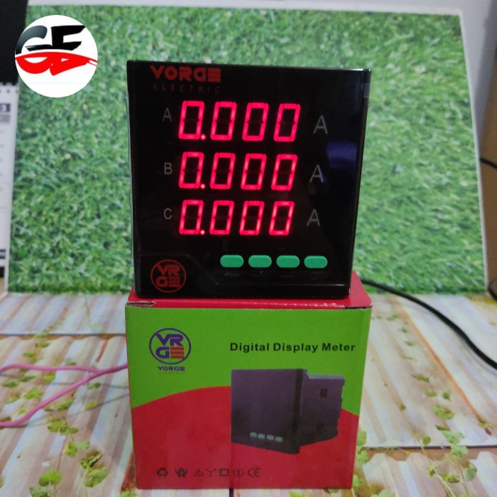 Jual Digital Ampere Meter 3 Phase Ammeter 3Phasa Larkin LRAA33 3P