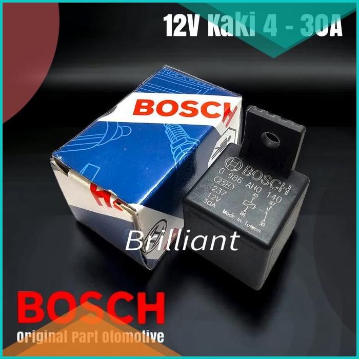 Jual Relay Bosch Original 12volt kaki 4 Universal Relay Klakson