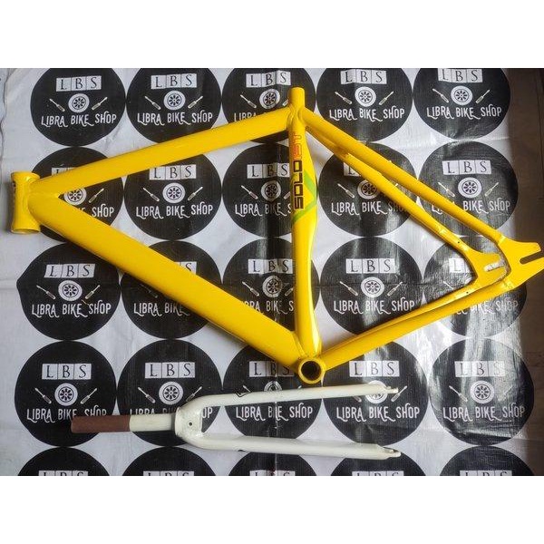Jual NOS FRAME FORK FIXIE UNITED SOLOIST 77 KUNING | Shopee Indonesia