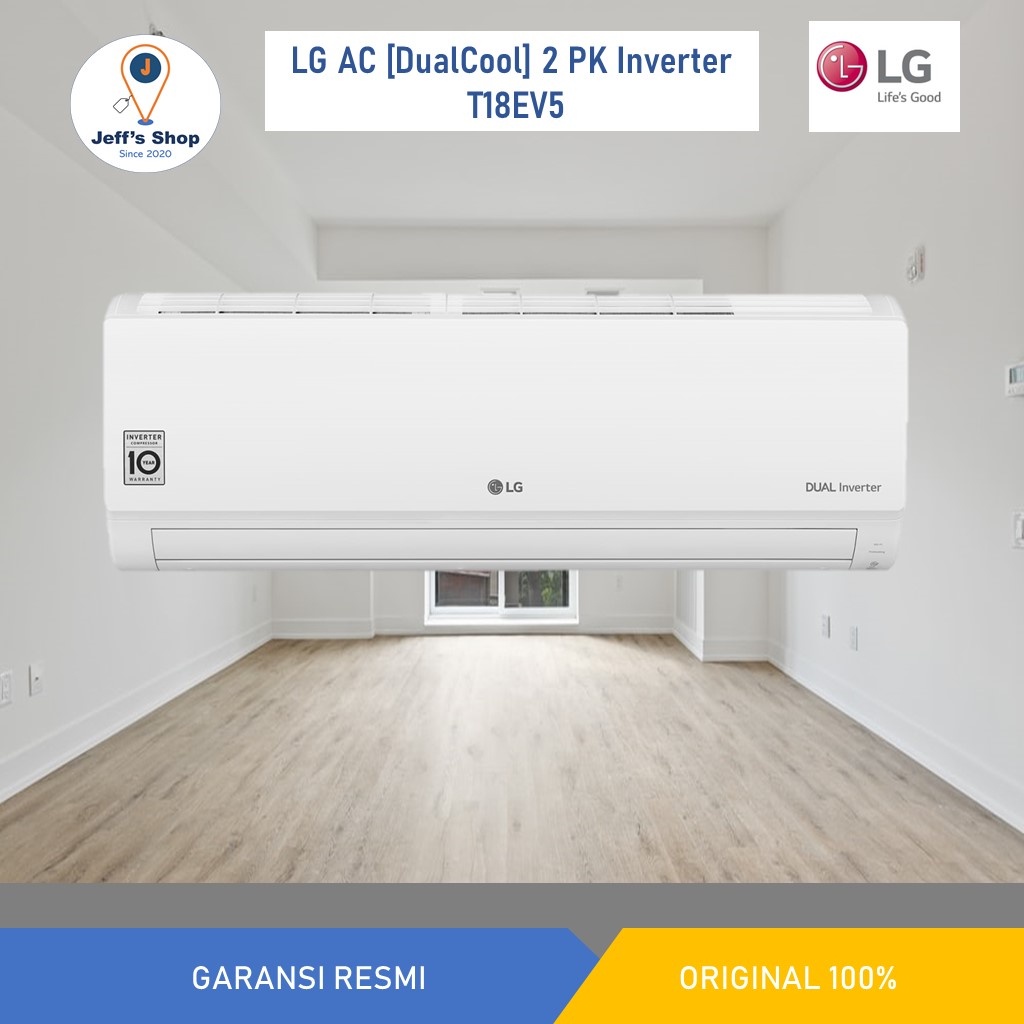 Jual Lg Ac Pk Inverter Dualcool T Ev Shopee Indonesia