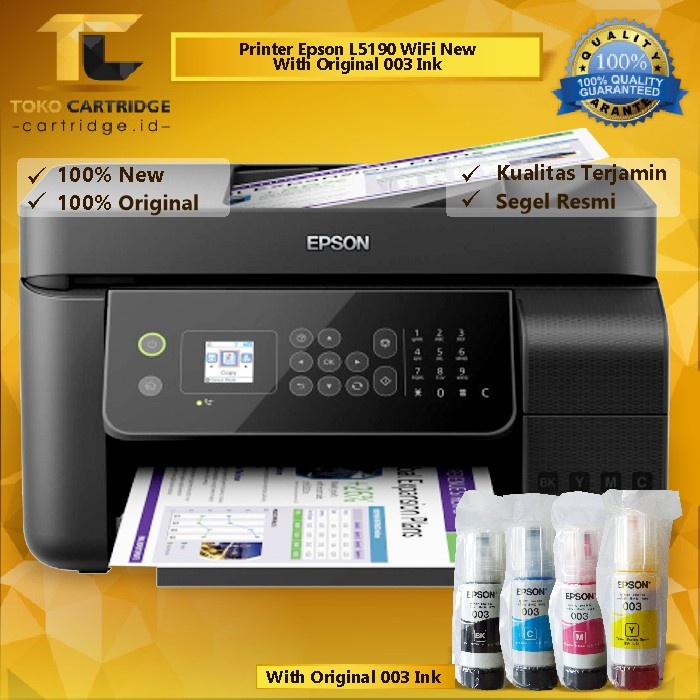 Jual Printer Epson L5190 Print Scan Copy Wifi Wireless Adf Fax Penerus L565 Shopee Indonesia 8602