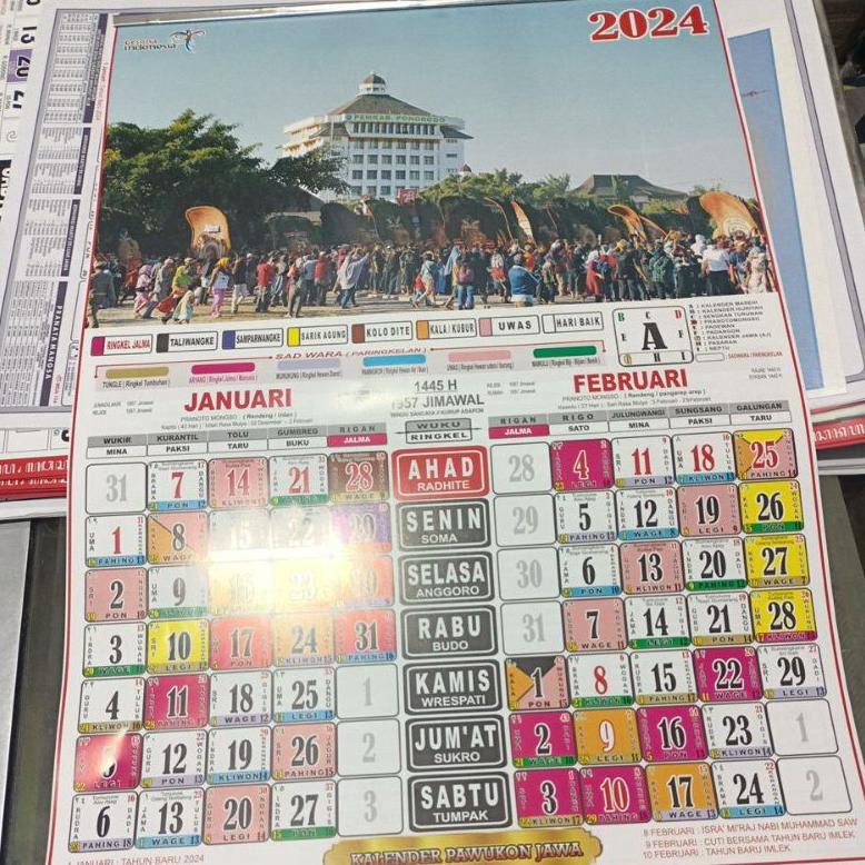 Jual Kalender Jawa Candrasengkala 2024 Cod Shopee Indonesia 