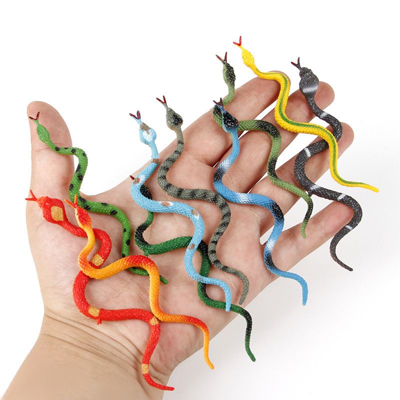 Jual MAINAN HABITAT PRANK ULAR PALSU MINI 10CM WARNA WARNI | Shopee ...