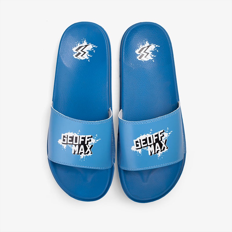 Jual Geoff Max Beast Blue Sandals Slipper Sandal Selop Sandal Slide Sanda Pria Wanita