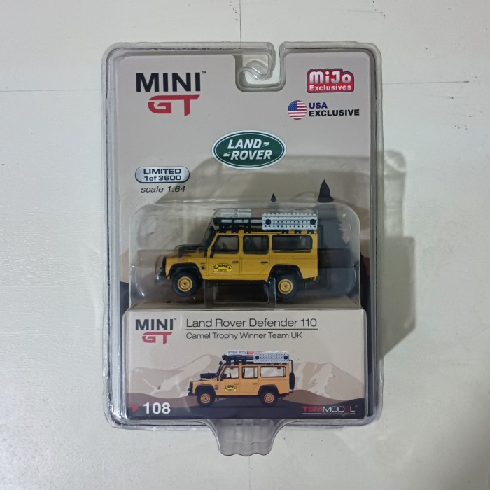 Jual MUST HAVE!! MINI GT 108 LAND ROVER DEFENDER 110 -CAMEL TROPHY ...
