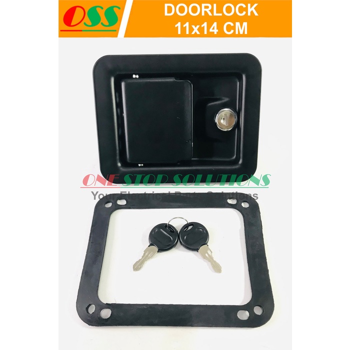 Jual DOOR LOCK / DOORLOCK HITAM BESI SEDANG GENSET PANEL 11X14 CM ...