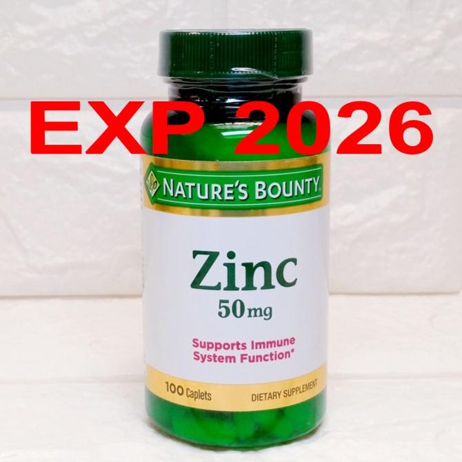 Jual Natures Natures Bounty Zinc 50 Mg 100 Caplets Best Shopee Indonesia 8882