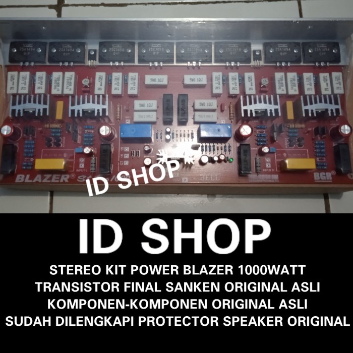 Jual Baru Stereo Kit Power Amplifier Blazer 1000Watt Tf Sanken Ori By ...