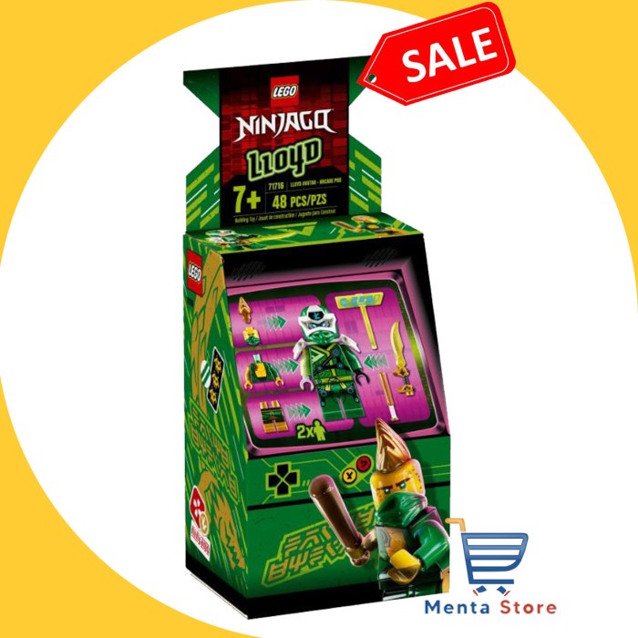 Jual LEGO Ninjago 71716 Lloyd Avatar Arcade Pod Ninja Heroes Minifigure Shopee Indonesia