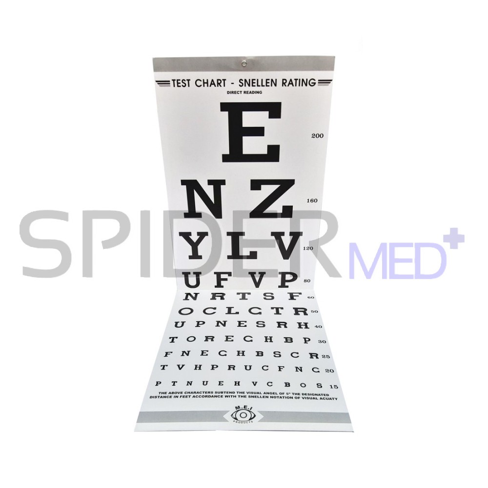 Jual Snellen Chart Bagan / Poster Tes Mata Nus / Huruf Tes Mata ...