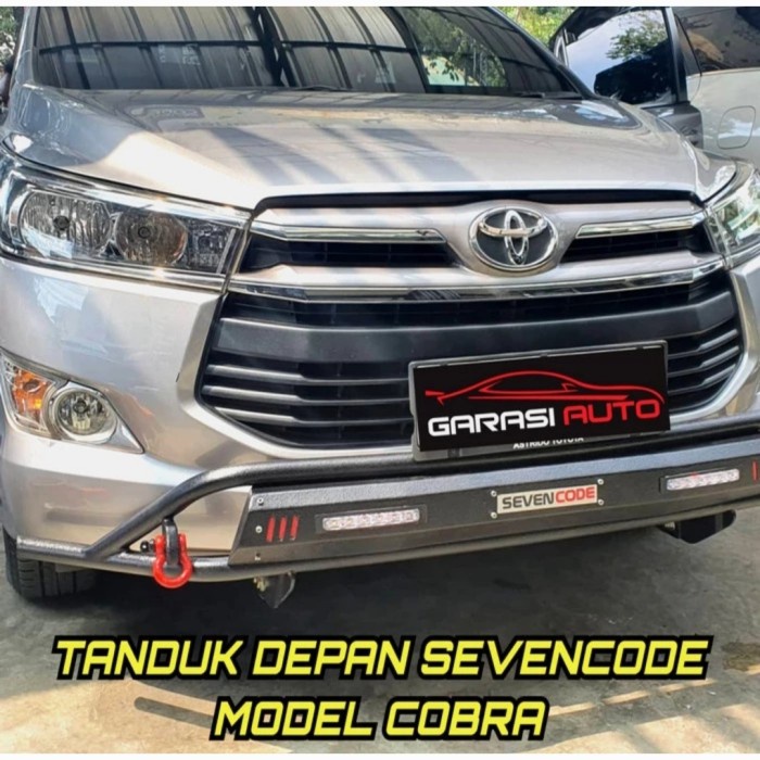 Jual Asli Front Bumper Guard Tanduk Depan Bumper Innova Reborn Cobra Sevene Ready Stock Shopee