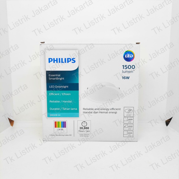 Jual Harga!! PHILIPS LED Downlight DN020B G4 LED15 16W 220-240V D175 ...