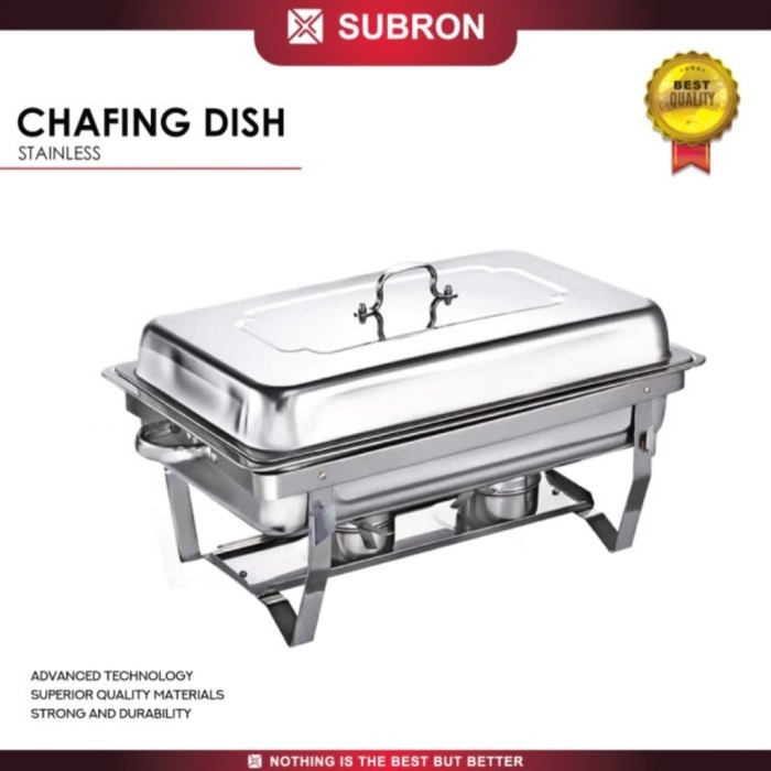 Jual Subron Chafing Dish 9 Liter Wadah Saji Pemanas Prasmanan Chafer